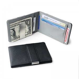 HD0827 - Pacote de cartão de crédito para homem personalizável por atacado com clipe